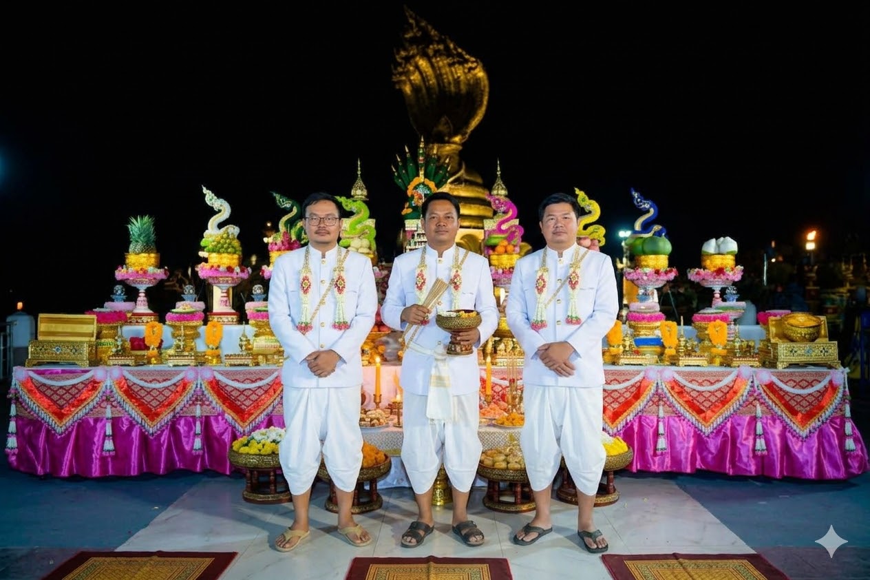 แก้บนลานศรีสัตตนาคราช