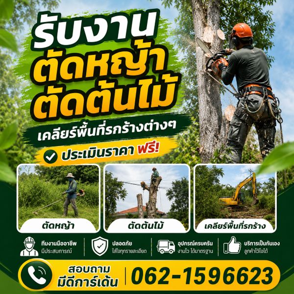 ทีมรับตัดหญ้าตัดต้นไม้ใกล้คุณ