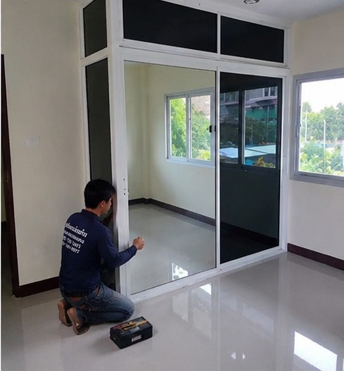 ผลงานช่างกระจกอลูมิเนียม ดอนเมือง รูปที่ 15