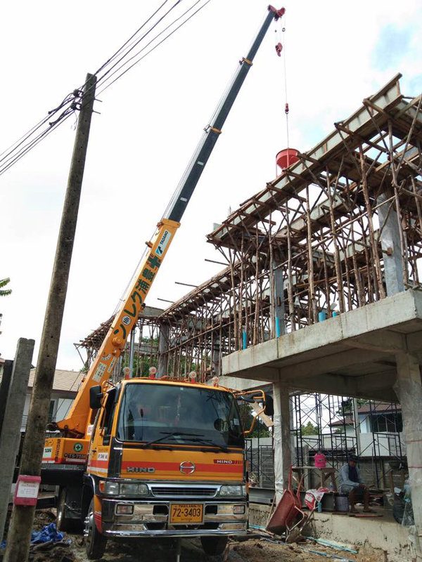ผลงานรถเทรลเลอร์ รถเครน รถเฮี๊ยบ ขนย้าย